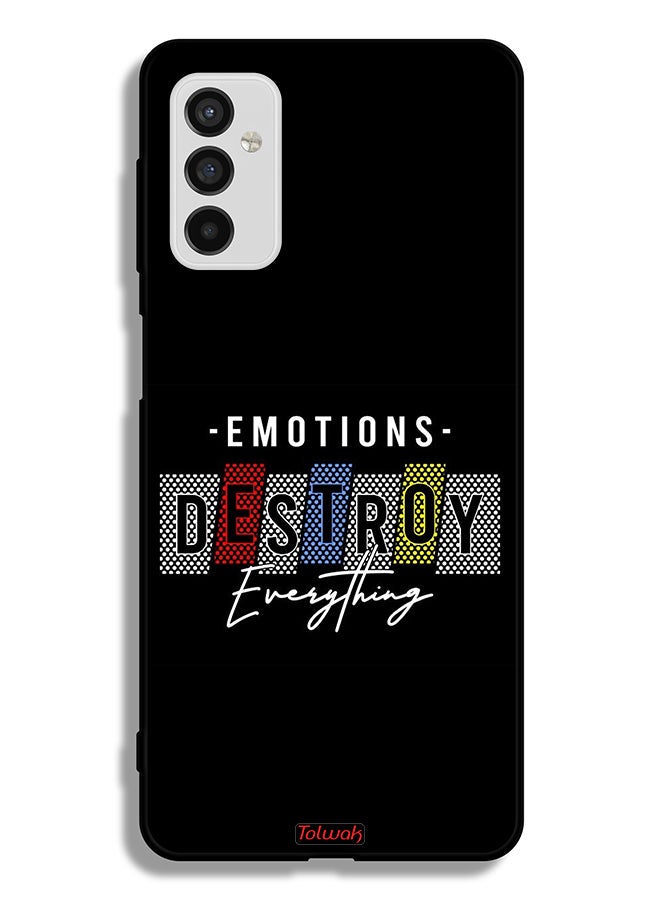 Tolwak Samsung Galaxy M52 5G Protective Case Cover Emotions Destroy Everything - Image 2