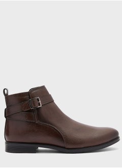 Belt Details Chelsea Boots