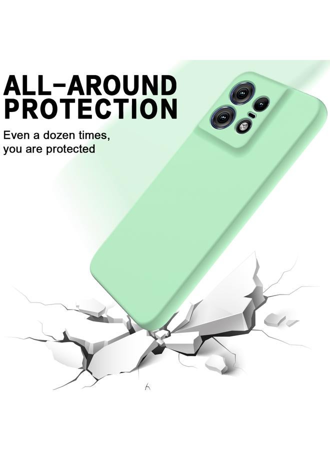 اس-توب جراب لهاتف موتورولا إيدج 50 برو، جراب سيليكون سائل مقاوم للصدمات بلون نقي - Image 3