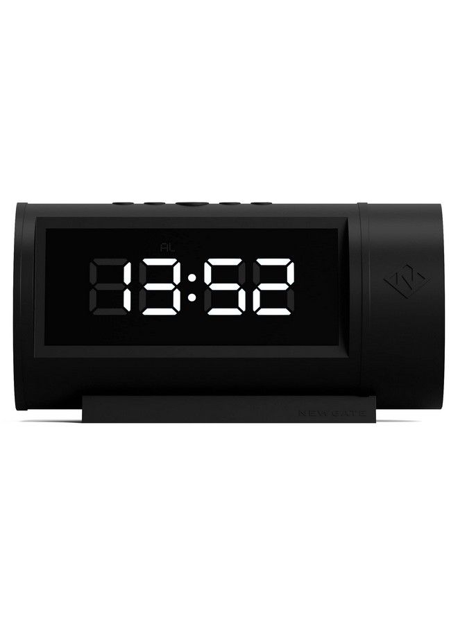 NEWGATE ساعة منبه رقمية ساعة منبه LED ساعة بجانب السرير ساعة مكتبية ساعة رقمية ساعة منبه رقمية ملحقات غرفة النوم شاشة LED ساعة مكتبية (أسود) - Image 2