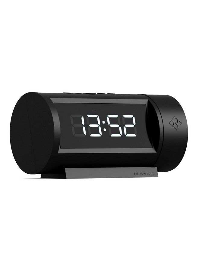 NEWGATE ساعة منبه رقمية ساعة منبه LED ساعة بجانب السرير ساعة مكتبية ساعة رقمية ساعة منبه رقمية ملحقات غرفة النوم شاشة LED ساعة مكتبية (أسود) - Image 3