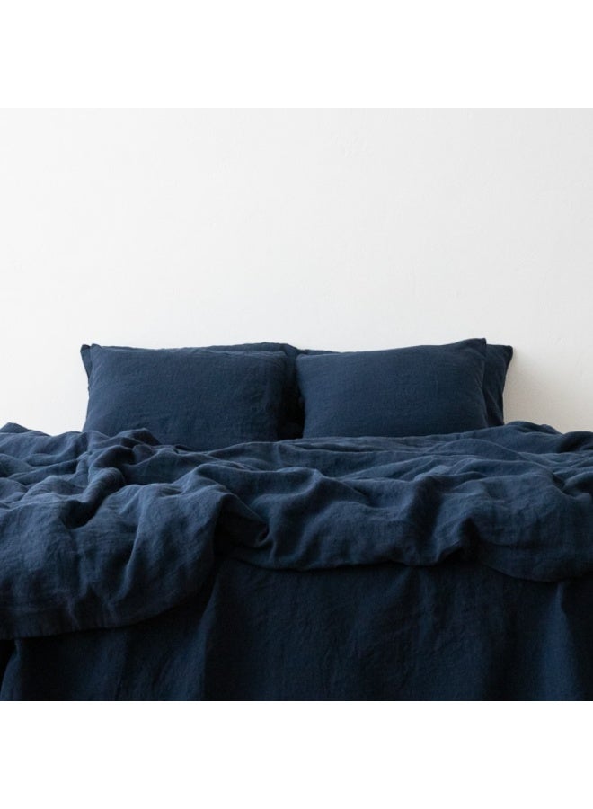 تى ام هوم ملاية فلات بركال أزرق – قطن طبيعي 100% | ملايات فندقية فاخرة – TM Home - Image 5