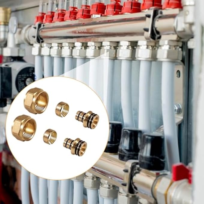 COMPRESSION FITTING FOR 20 X 2 MM HEATING PIPE AND DISTRIBUTOR, COMPRESSION FITTINGS FOR EURO CONE ALUMINIUM COMPOSITE AND PLASTIC PIPES, 3/4 INCH EURO CONE, BRASS FITTINGS FOR HEATING PIPE SYSTEMS - Image 3