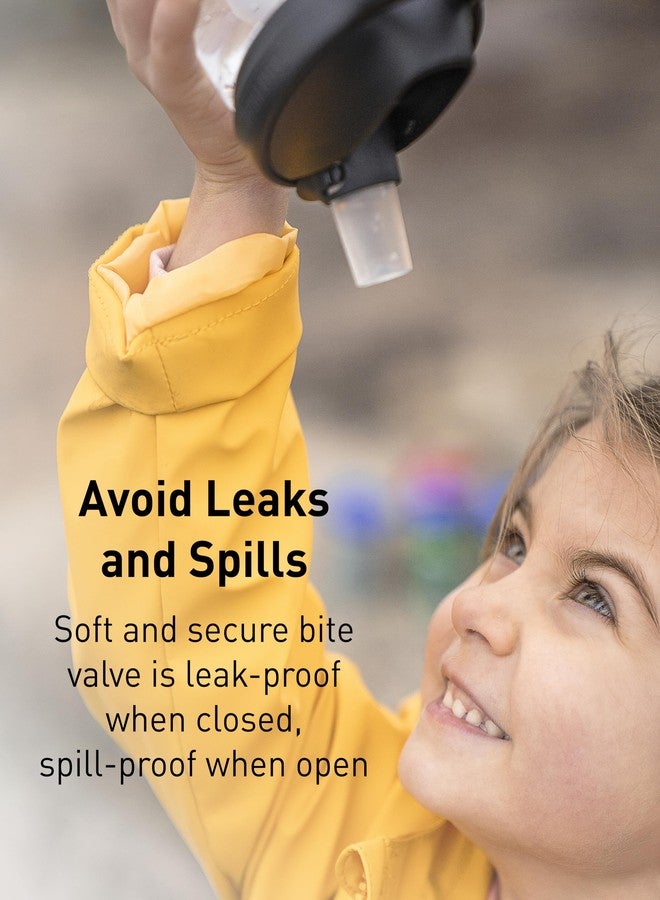 كاميلباك زجاجة مياه CamelBak Eddy+ للأطفال مزودة بصمام للعض وماصة، مصنوعة من مادة تريتان رينيو، بتصميم حوريات البحر وحيوانات النروال، سعة 14 أونصة. - Image 3