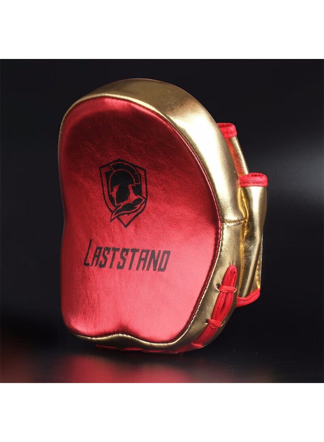 Laststand Sanda Boxing Target Precision Pad Muay Thai Fighting Taekwondo Hand Target Red Gold Single Piece - Image 1
