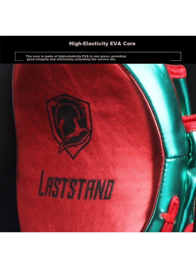 Laststand Sanda Boxing Target Precision Pad Muay Thai Fighting Taekwondo Hand Target Red Gold Single Piece - Image 4