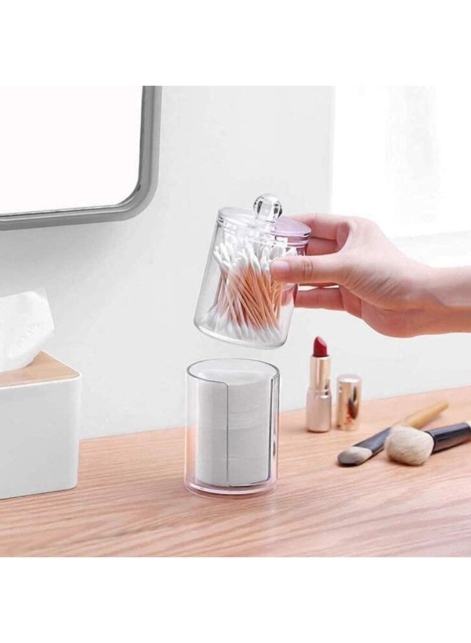 منظم وحامل وسادات قطنية  للمكياج  و أعواد قطنية  لمستحضرات تجميل - Image 3