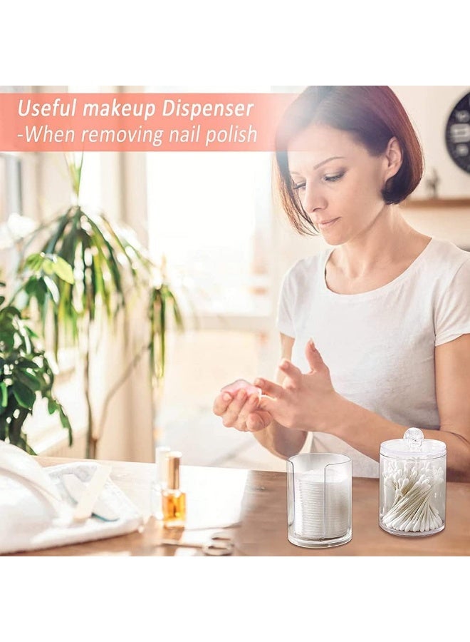 منظم وحامل وسادات قطنية  للمكياج  و أعواد قطنية  لمستحضرات تجميل - Image 5