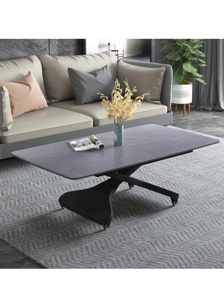 Generic Italian Minimalist Multi-Functional Rock Slate Lifting Table Dual-Purpose Household Small Living Room Tea Table  - Image 1
