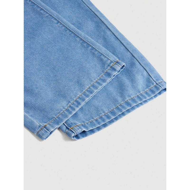 Unisex Classic Denim Jeans Loose Fit Daily Outdoor Wear - Image 5