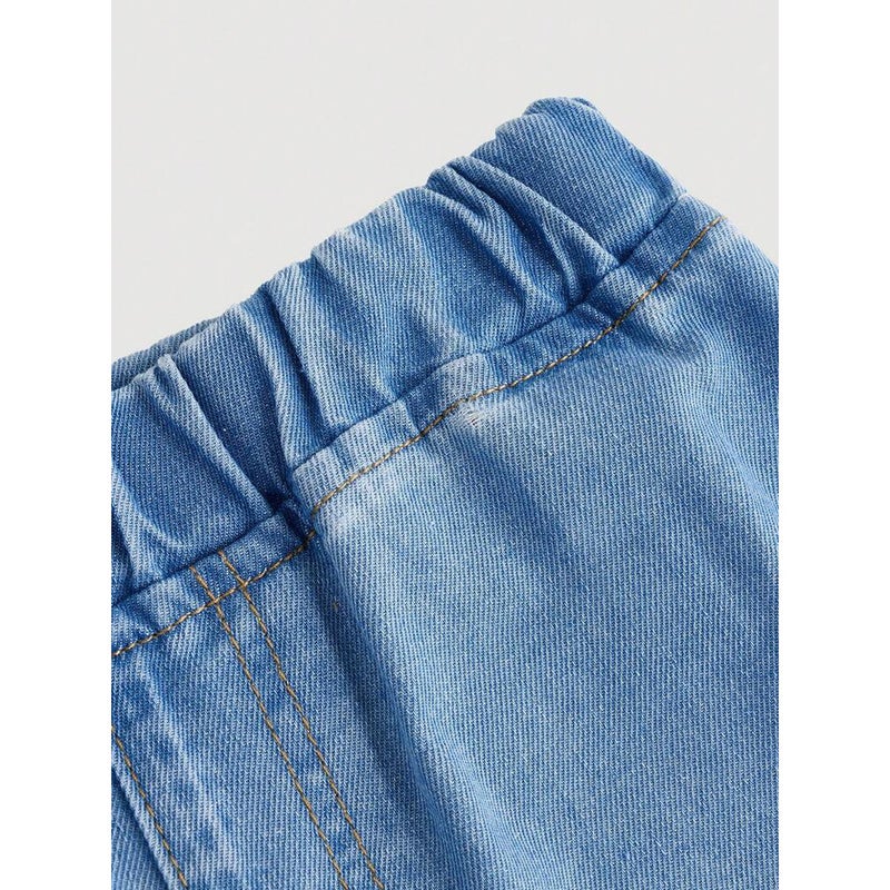 Unisex Classic Denim Jeans Loose Fit Daily Outdoor Wear - Image 4