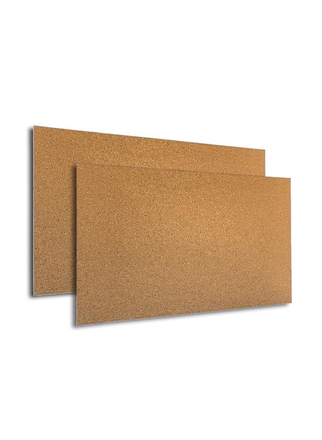 Manton Cork 12" x 36" x 1/2" Thick Cork Sheets (2-Pack), 100% Natural and Sustainable Cork Bulletin Boards. Perfect for Home, School, and Office - Image 1