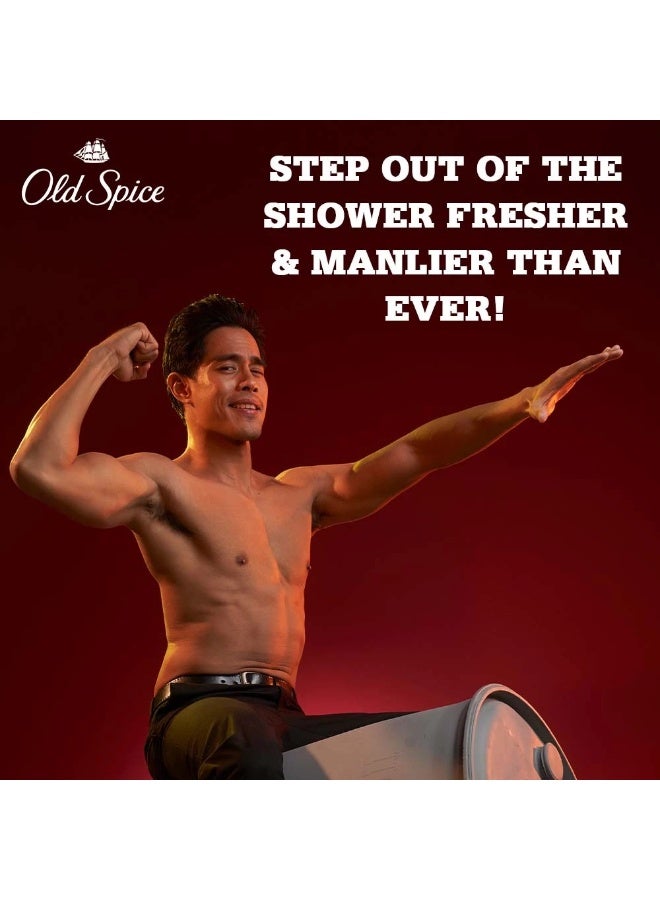Old Spice Captain 3-in-1 Shower Gel for Hair, Face and Body 400 ml - Image 2