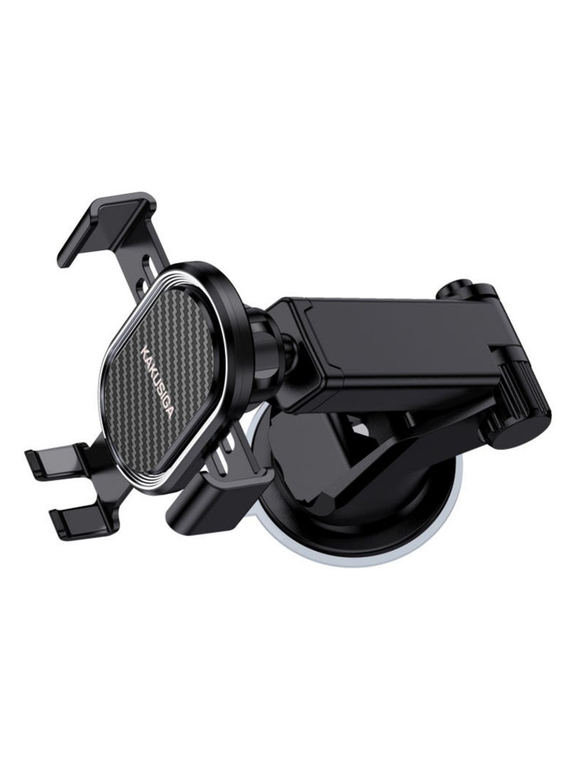 KAKUSIGA KAKUSIGA KSC-588B 360°rotation Car Telescopic Mobile Phone Holder  - Image 2