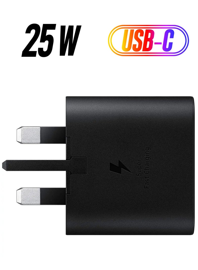 DIGI CORE 25W PD Fast Charge Travel Adapter USB-C For Samsung Huawei Xiaomi And Android Smartphones Black - Image 1