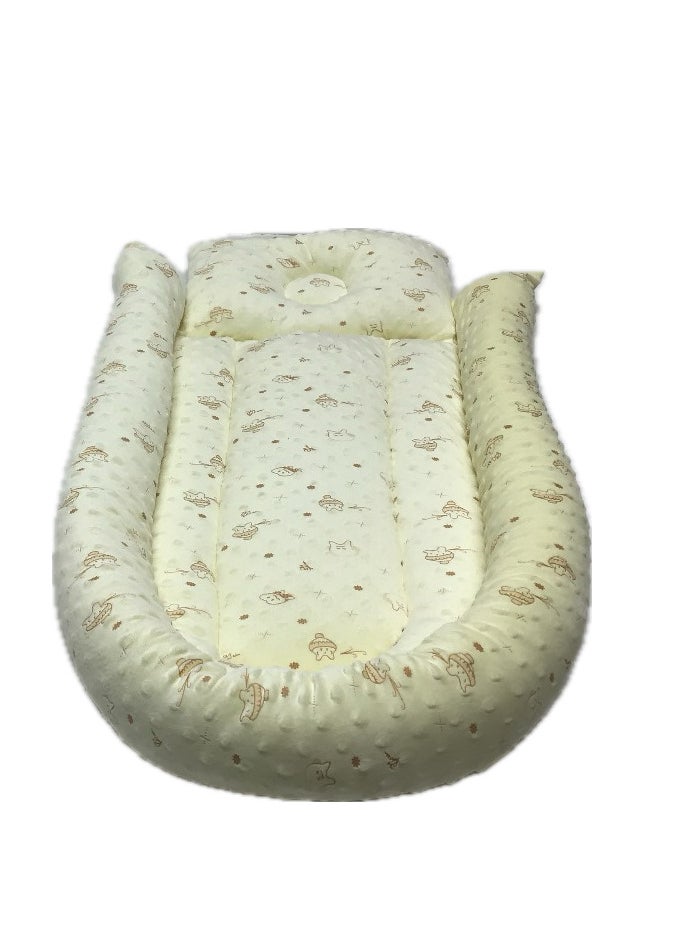 Sweet baby BABY COMFORT BED WITH ATTACHED PILLOW AND BORDER  - Image 1