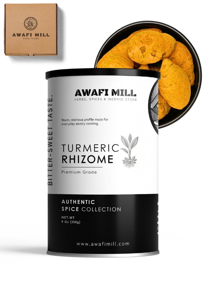 AWAFI MILL Curcumin Mother Rhizome - Premium Quality - 500 g | 17.6 Oz - Image 1