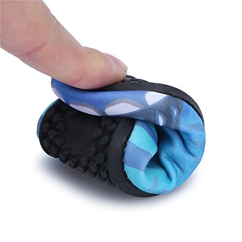 JIASUQI Classic Outdoor and Indoor Sports Water Shoes Beach Sandals for Baby Boys and Girls,Blue Shark 6-12 Months - Image 2