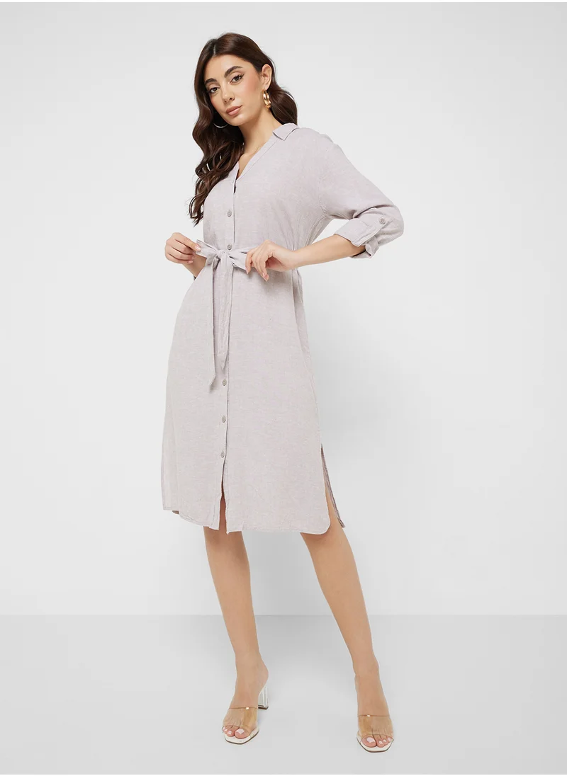 VERO MODA Loose Calf Shirt