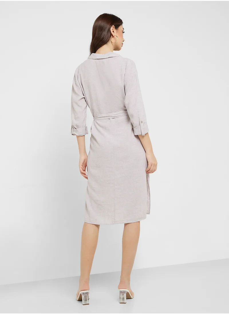 VERO MODA Loose Calf Shirt