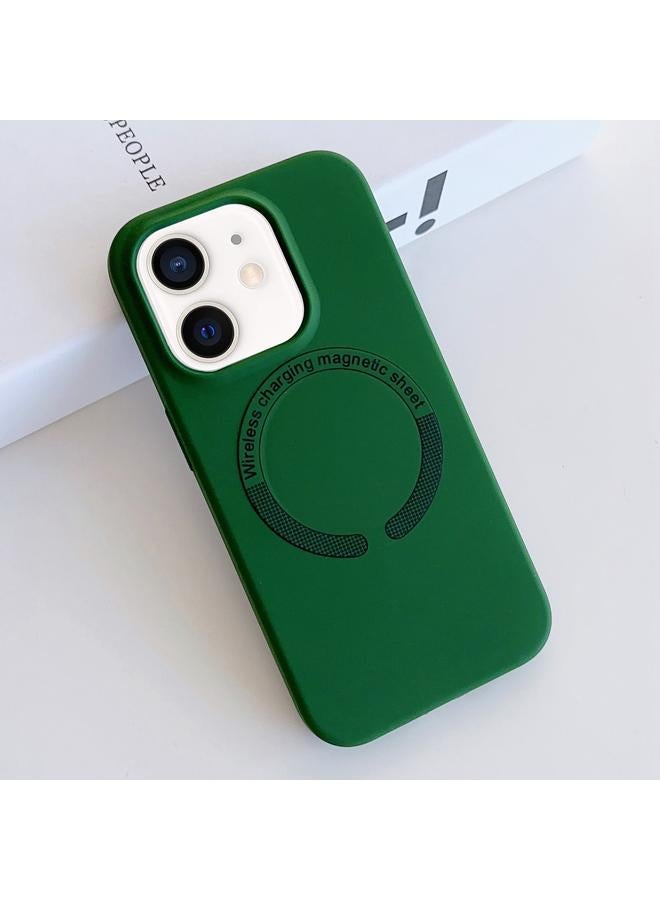 زبون جراب هاتف iPhone 11 MagSafe المغناطيسي السائل من السيليكون - Image 1