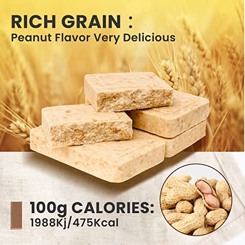 BDH Emergency Food Ration Bars, Peanut Flavor Survival Tabs Supply for Outdoor Camping Emergency Snowstorm Earthquake Disaster Preparedness Kit With Long Self Life 12 Count - Image 3
