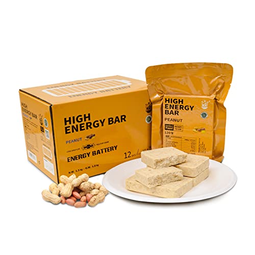 BDH Emergency Food Ration Bars, Peanut Flavor Survival Tabs Supply for Outdoor Camping Emergency Snowstorm Earthquake Disaster Preparedness Kit With Long Self Life 12 Count - Image 1