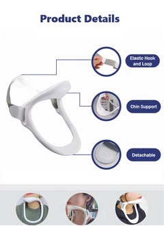 Polish'D Neck Support Brace, Portable Adjustable Neck Brace for Cervical Pain Relief Correct Neck Posture Cervical Collar for Home Office  - Image 2