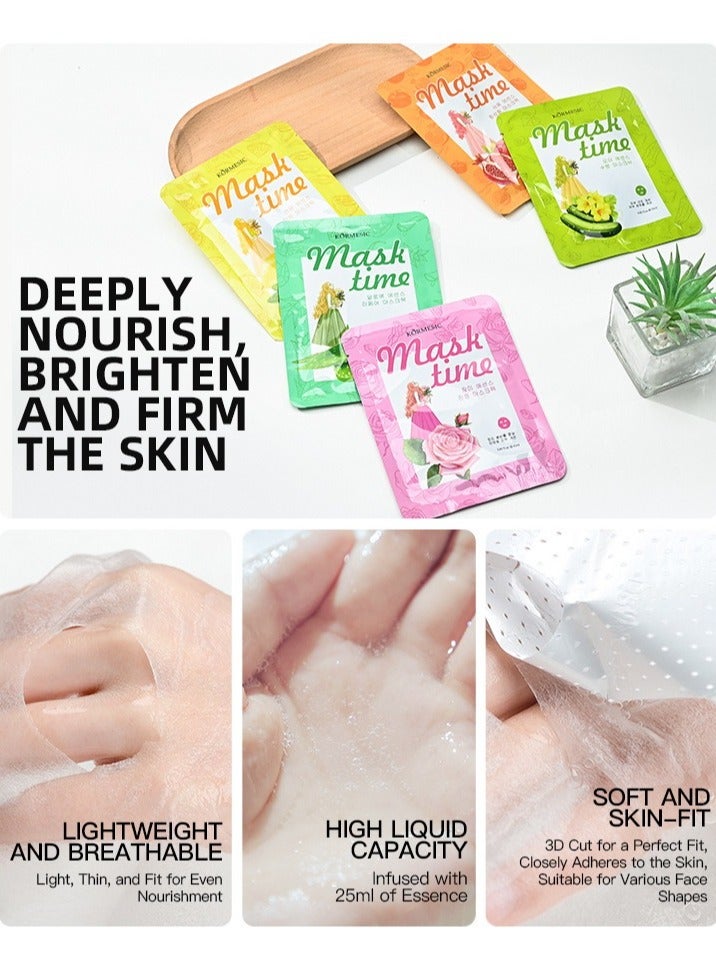 Kormesic Aloe Vera Essence Mask - 25ml x 5 Sheets - Image 4