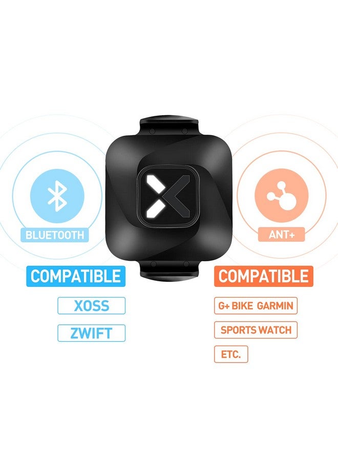 Xoss Vortex Cadence And Speed Sensor Wireless Ipx7 Waterproof - 300 Hours Dual Modes Bike Sensor Ant+/Bluetooth 4.0 Compatible For Cycling Computer - 2 Pack - Image 4