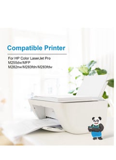 Asta ASTA M283fdw Toner Cartridge 207A W2210A W2211A W2212A W2213A With Chip Compatible For HP Color LaserJet Pro M255dw MFP M282nw M283fdn Printer W 2210 2211 2212 2213 207 A  - Image 2