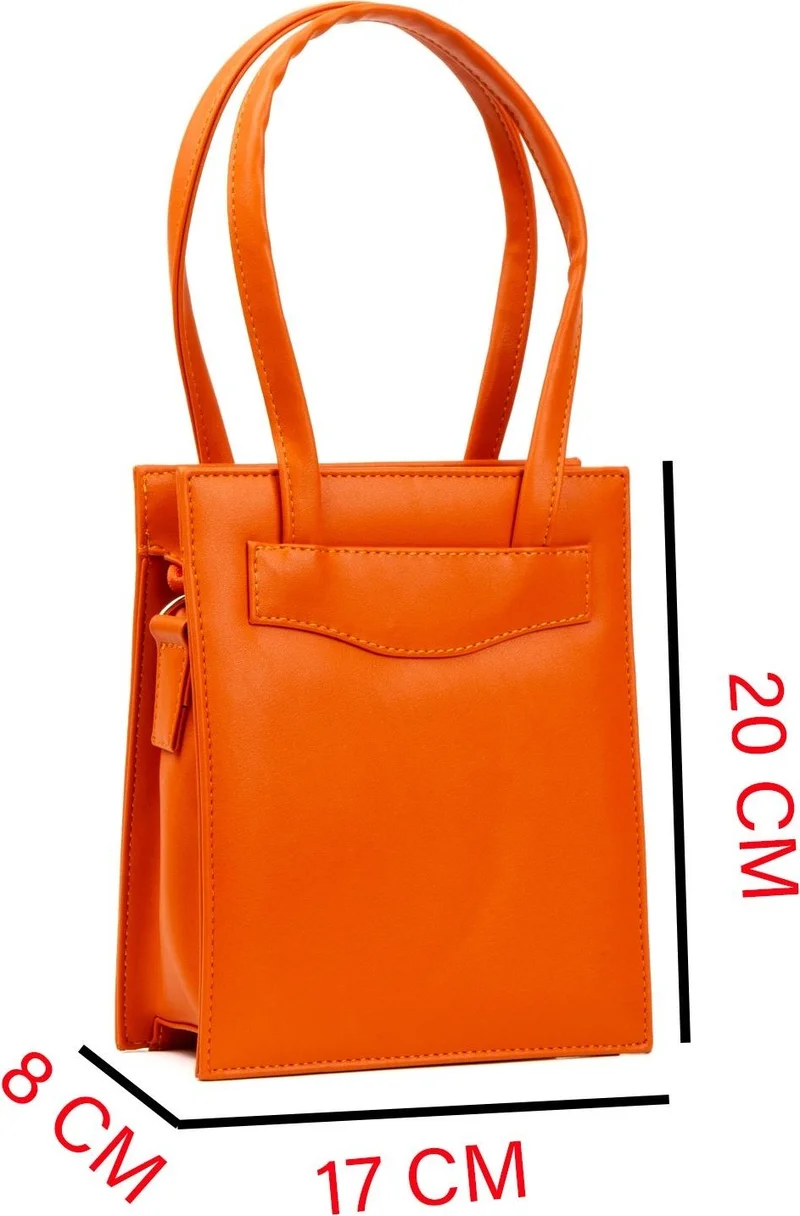 Bahels Orange Special Design Shoulder Bag