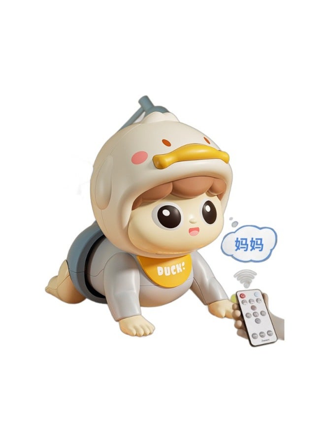Baby Crawling Baby Practice Head-up Artifact Crawling 0-1 Years Old Baby Training Guide Doll Crawling Electric Educational Toys - Image 5