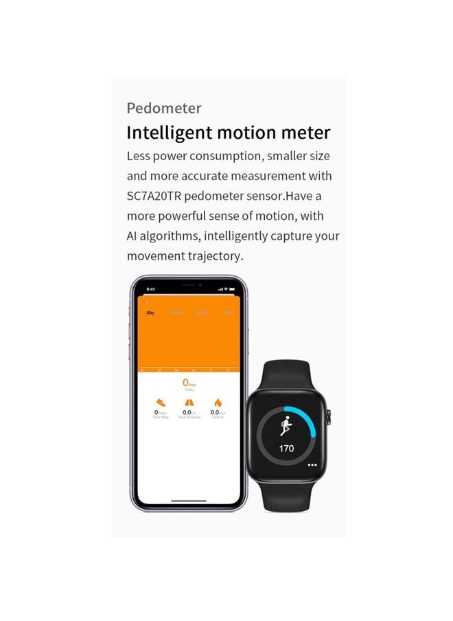Generic - G63L Smart Watch for Calls and Messages Alerts Compatible with Android and IOS - Image 1