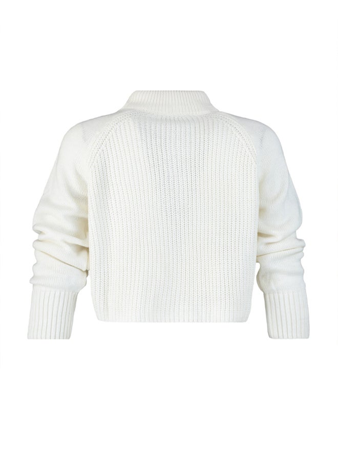trendyol Ecru High Collar Knitwear Sweater - Image 5