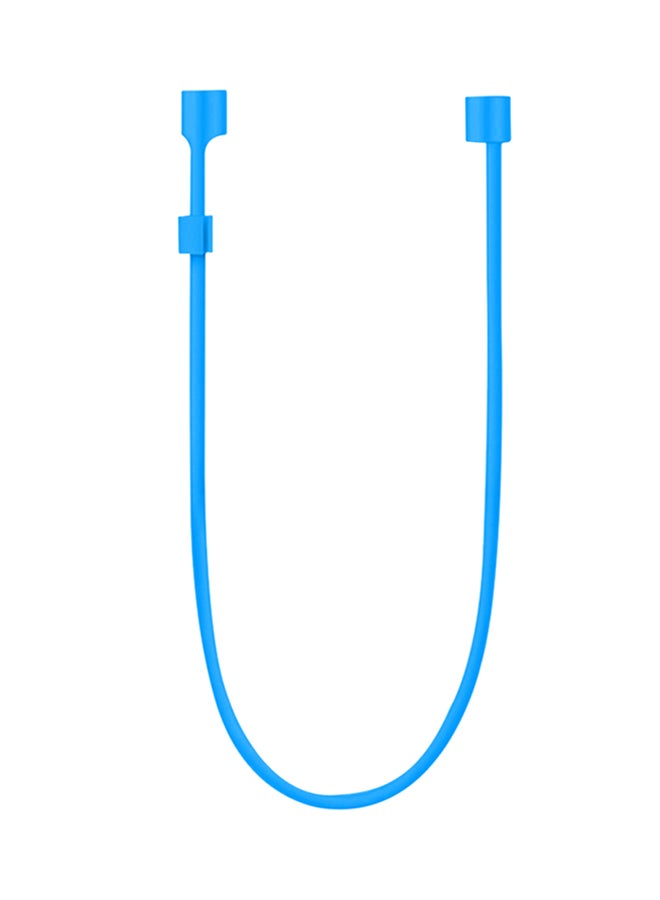 كابل مزوّد برباط سيليكون رياضي لمنع فقدانه لهواتف أبل آي بود أزرق - Image 1