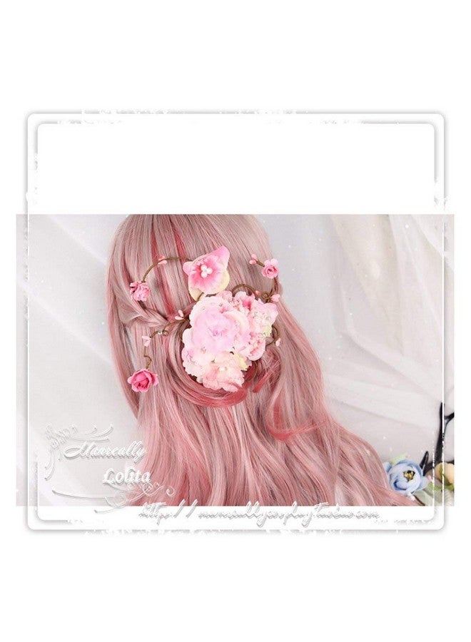 CHC FAIRY Women Girls Natural Looking Daily Wear Cute Light Purple Fluffy Curly Wig Japan Harajuku Sweet Lolita Club Costume Party Hair With Wig Cap - Image 5