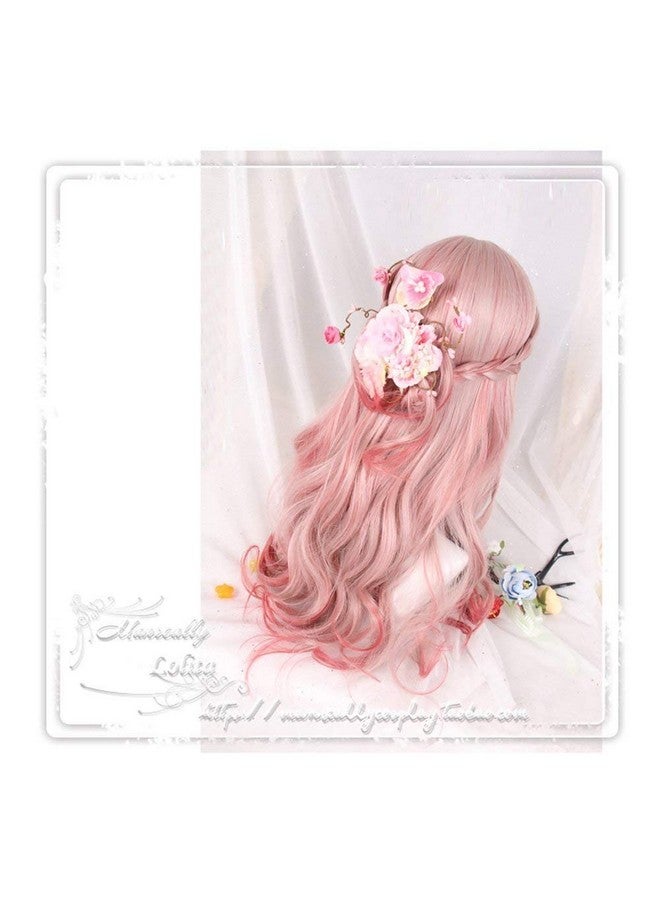 CHC FAIRY Women Girls Natural Looking Daily Wear Cute Light Purple Fluffy Curly Wig Japan Harajuku Sweet Lolita Club Costume Party Hair With Wig Cap - Image 4