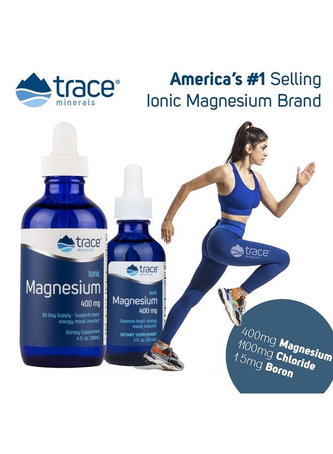 Trace Minerals Liquid Ionic Magnesium 400 mg | Supports Normal Blood Pressure, Heart Health, Calm Mood, Sleep, Energy, and Muscle Strength | 2 fl oz (16 Servings) - Image 5