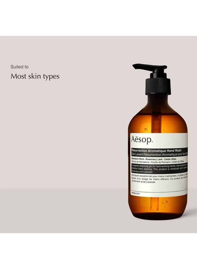 Aesop غسول يدين عطر الإحياء | 500 مل/16.9 أونصة | خالي من البارابين، غير مختبر على الحيوانات ونباتي - Image 2