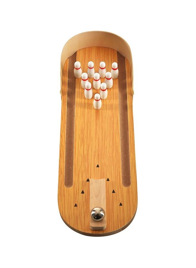 NIBEMINENT Wooden Mini Bowling Game - Image 5