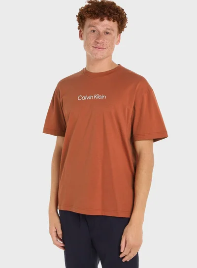 CALVIN KLEIN Logo Crew Neck T-Shirt