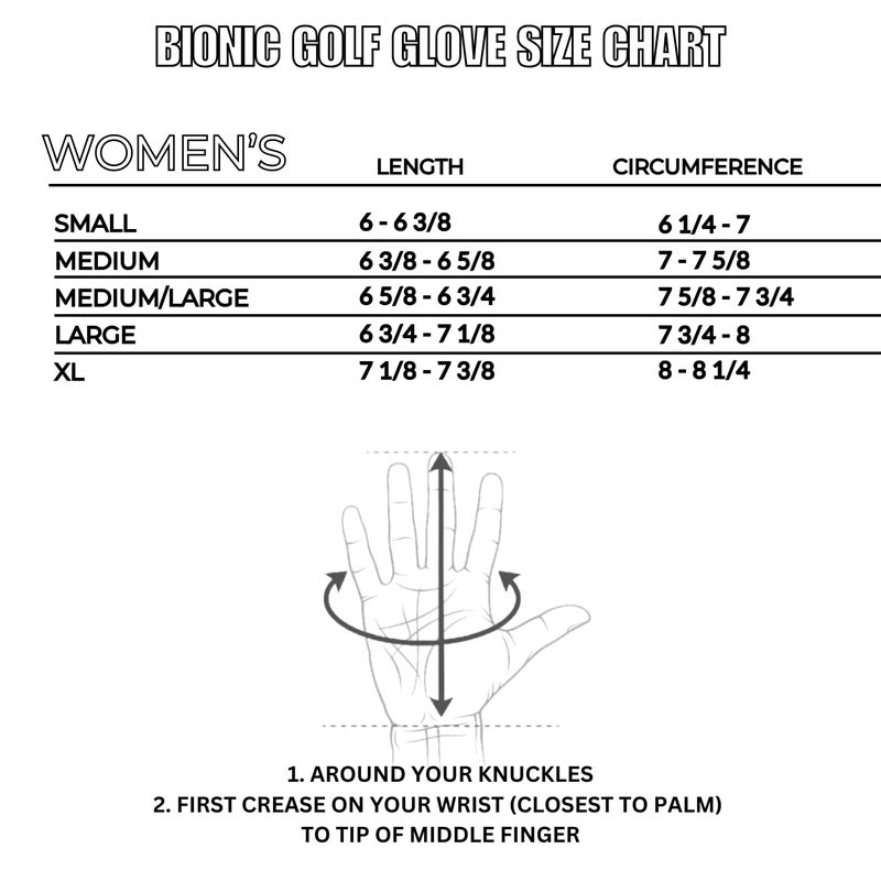 Bionic Women's ReliefGrip 2.0 Golf Glove (Silver, Small, Right) - Image 5