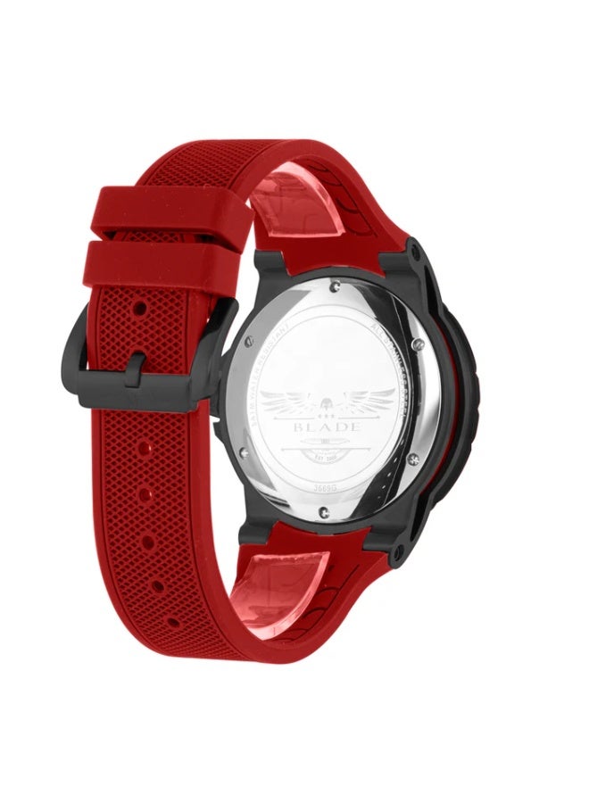 BLADE Marquis Imprint 3669G5NNR SS & Silicone Strap Multifunction Men's Watch - Image 2