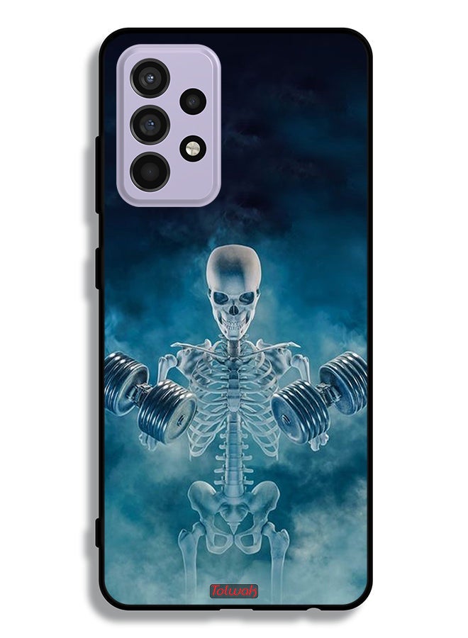 Tolwak Samsung Galaxy A52s 5G Protective Case Cover No Pain No Gain Pose - Image 1
