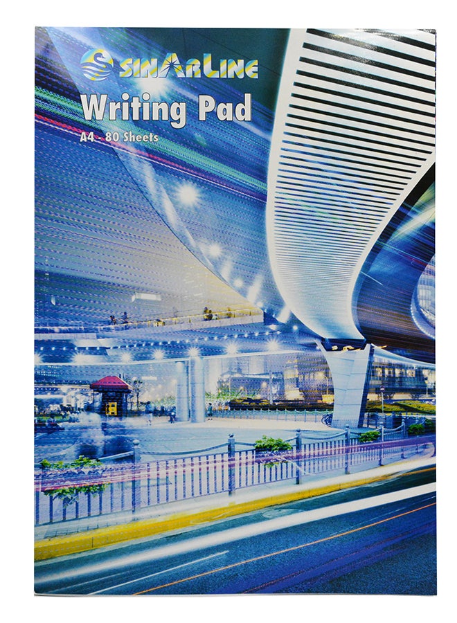SINARLINE PD06047 A4 WRITING PAD 80 SHEET (ASSORTED)