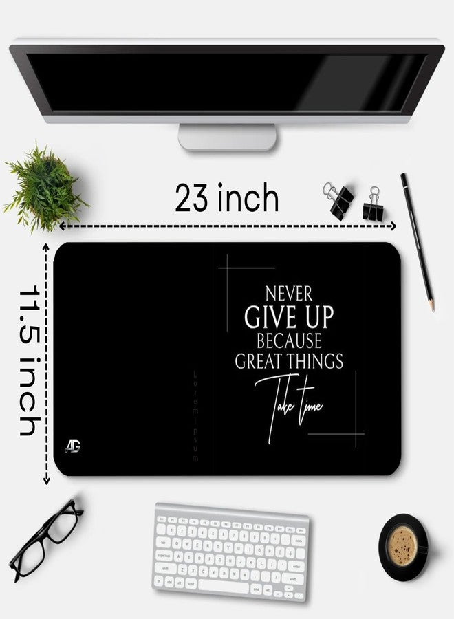 Extended Gaming Mouse Pad (23×11.5 Inch) - Large Desk Mat | Non-Slip Rubber Base, Smooth Surface for Laptop, Keyboard & Mouse | Office & Gaming Desk Pad (Print 5) - Image 2