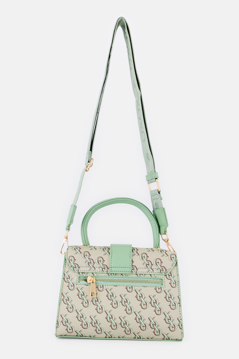 XOXO Women Brand Logo Vegan Leather Handbag, Multicolor  - Image 2