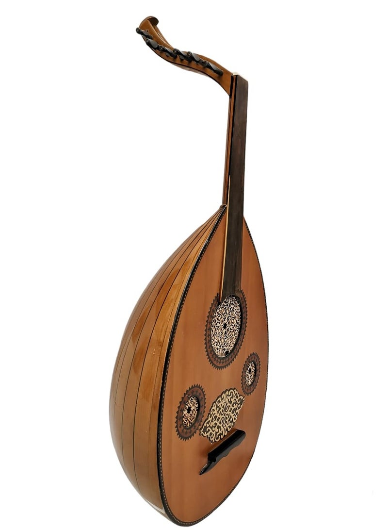 Generic Turkish model musical oud with three circular umbrellas 