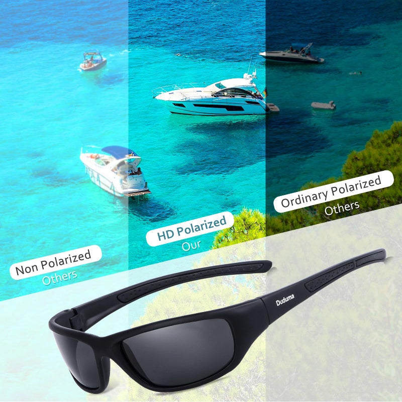 Duduma Tr8116 Polarized Sports Sunglasses for Baseball Cycling Fishing Golf Superlight Frame - Image 2